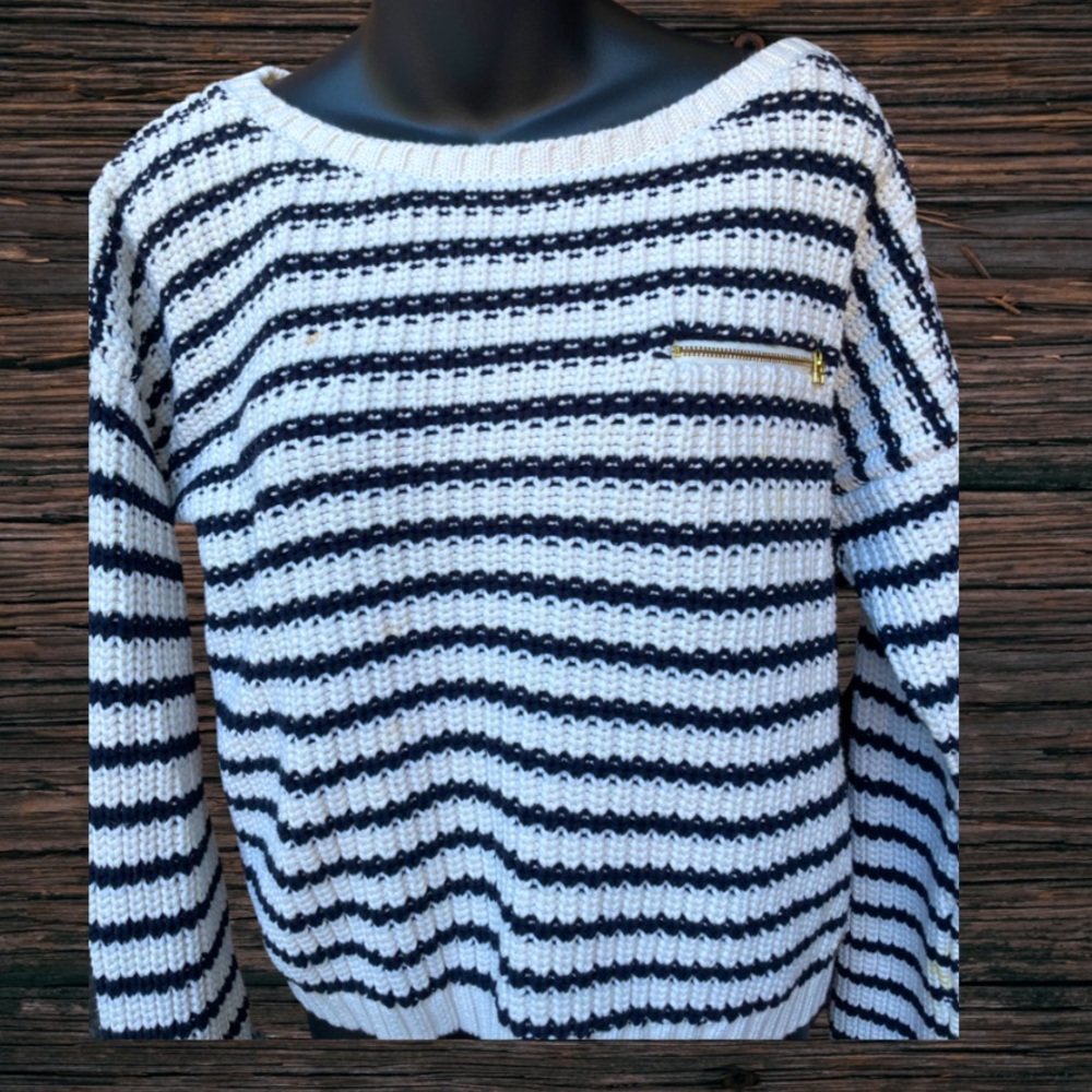 Tommy Hilfiger sweater cream with blue